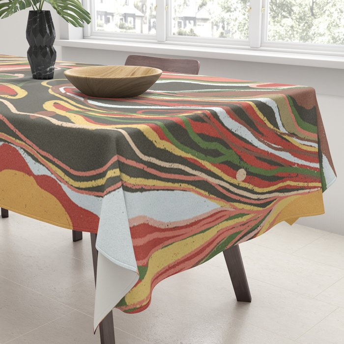 Retro marble #5 Tablecloth Gallery Image 3