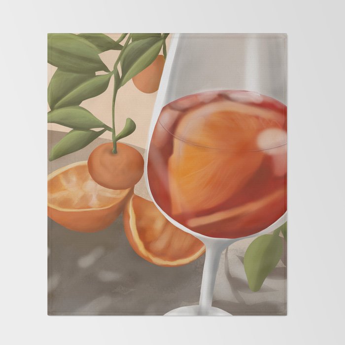 Tangerine Dream Throw Blanket Gallery Image 2