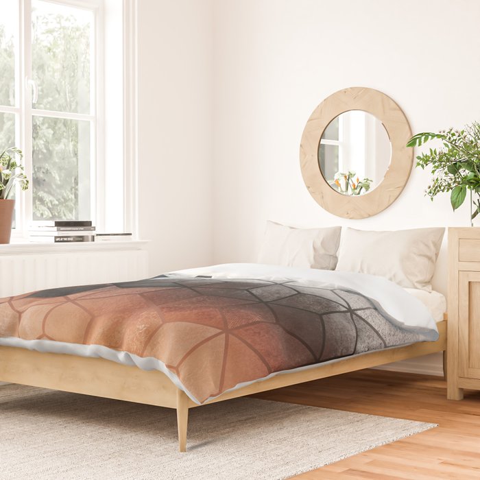 Ombre Concrete Cubes Duvet Cover Gallery Image 2