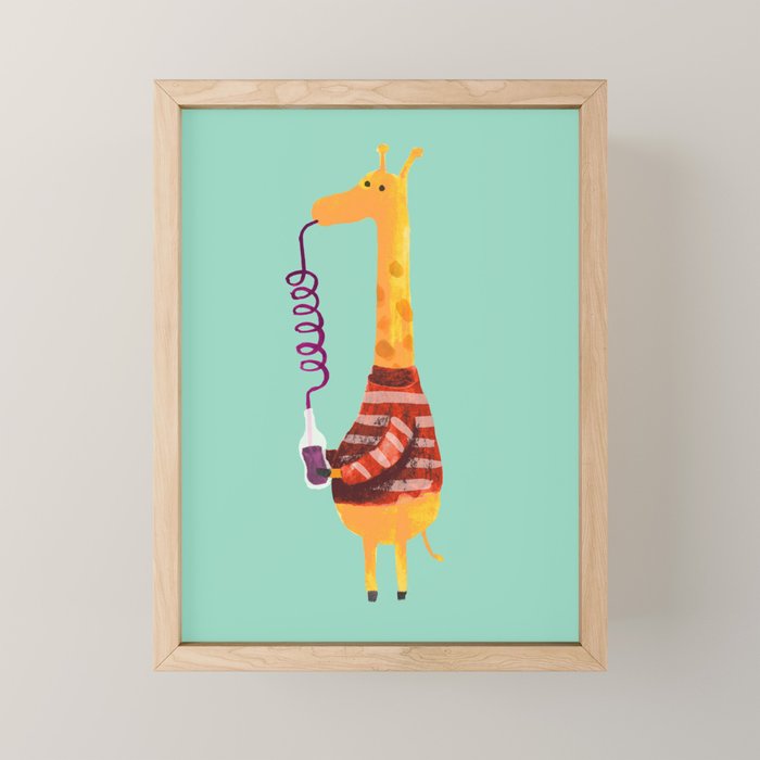 Crazy Straw Mini Art Print Gallery Image 1