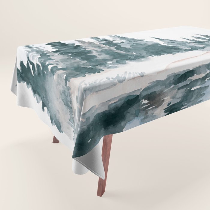 Mountain River Tablecloth Gallery Image 1