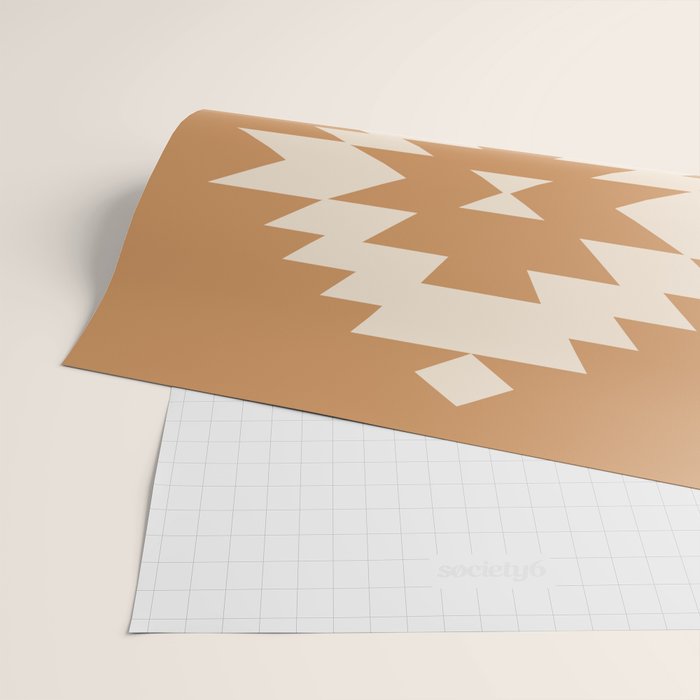 Southwestern Minimalism - Desert Orange Wrapping Paper Gallery Image 2