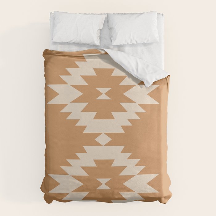 Southwestern Minimalism - Desert Orange Duvet Cover Gallery Image 6