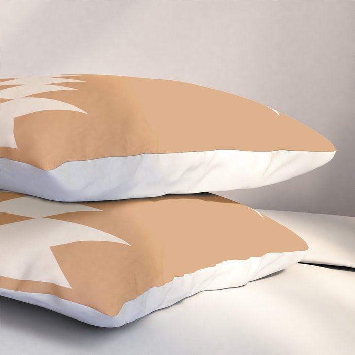 Southwestern Minimalism - Desert Orange Pillow Sham Gallery Image 3