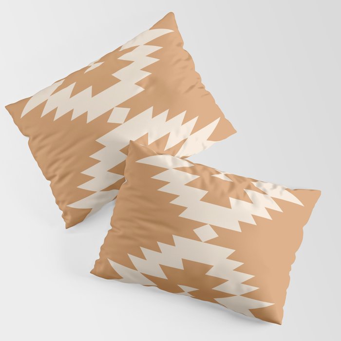 Southwestern Minimalism - Desert Orange Pillow Sham Gallery Image 3