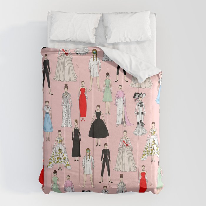 Think Pink Outfits Fashion Audrey Comforter Gallery Image 1