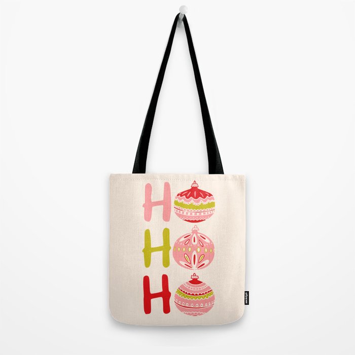 HoHoHo Cheerful little Christmas Illustration Tote Bag Gallery Image 2