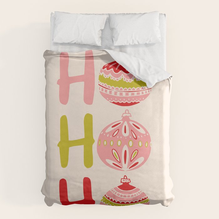 HoHoHo Cheerful little Christmas Illustration Duvet Cover Gallery Image 6