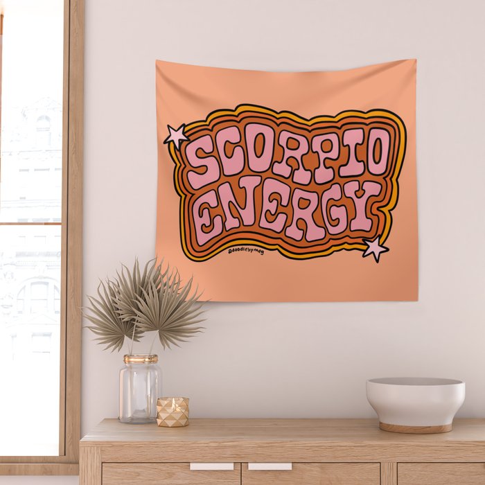 Scorpio Energy Wall Tapestry Gallery Image 2