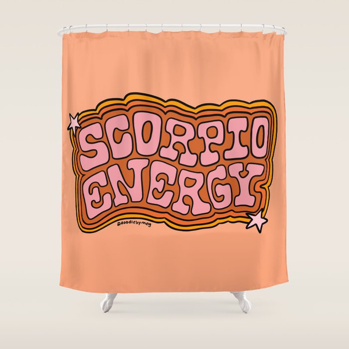 Scorpio Energy Shower Curtain Gallery Image 1