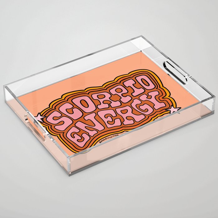 Scorpio Energy Acrylic Tray Gallery Image 1