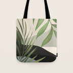 Abstract Art Tropical Leaves 49 Tote Bag Gallery Image 1