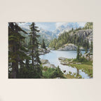Summer in the Cascades Welcome Mat Gallery Image 1