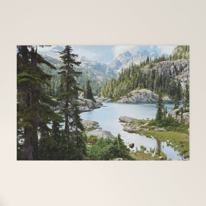 Summer in the Cascades Welcome Mat Gallery Image 1