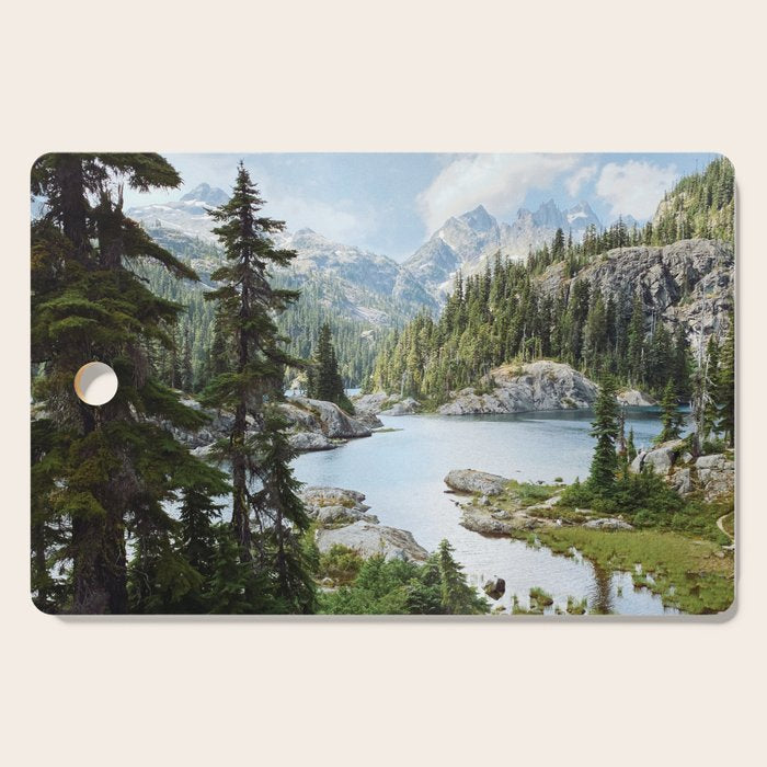 Summer in the Cascades Cutting Board Gallery Image 1