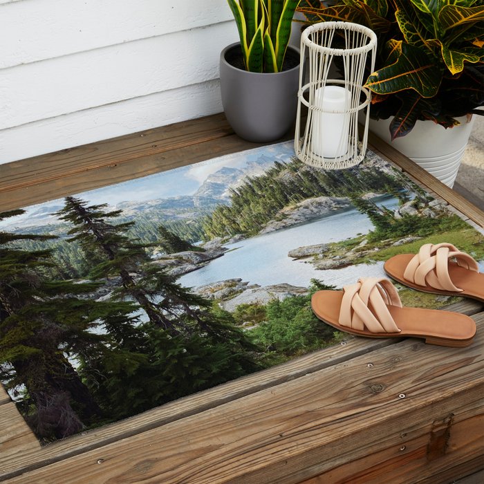 Summer in the Cascades Outdoor Rug Gallery Image 2