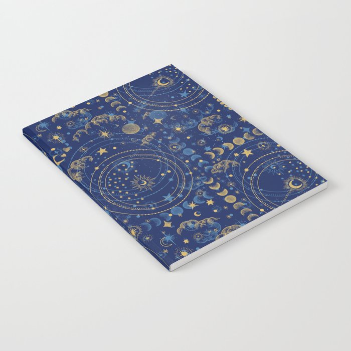 Pattern mystic celestial dark A Notebook Gallery Image 2