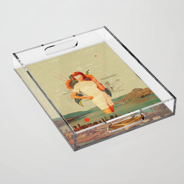 SunflowerMiss Acrylic Tray Gallery Image 1