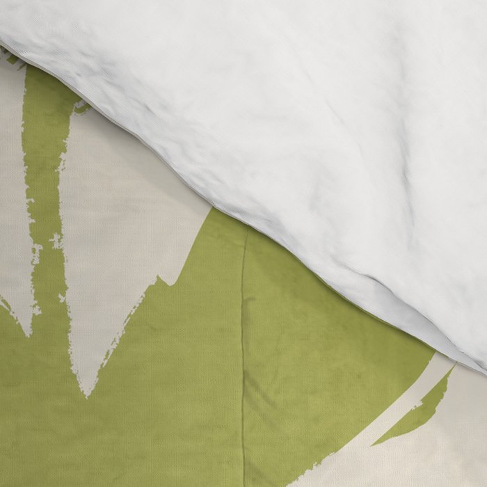 Minimal Abstract Art Plant 40 Comforter Gallery Image 4