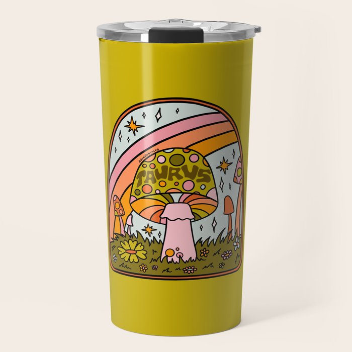Taurus Mushroom Travel Mug Gallery Image 1