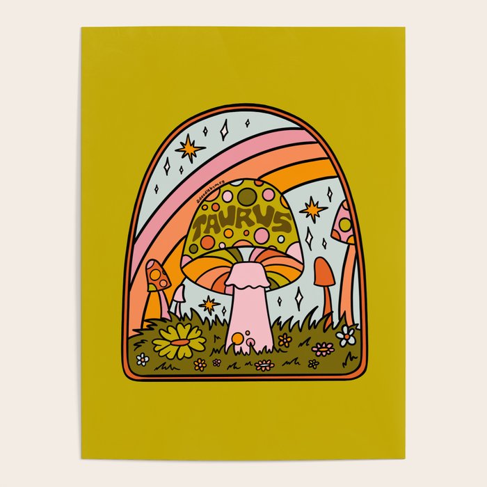 Taurus Mushroom Poster Gallery Image 4