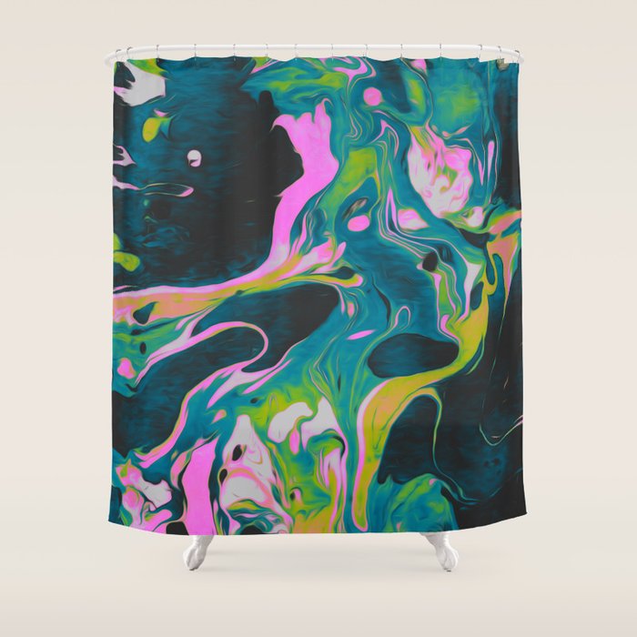 LEECHES & THIEVES Shower Curtain Gallery Image 1