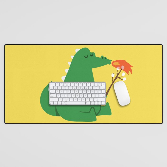 Dragon and Marshmallow Desk Mat Gallery Image 1