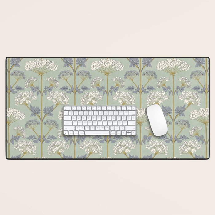 Vintage Sage Floral Desk Mat Gallery Image 1