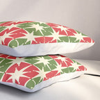Mid Century Modern Atomic Stars Checkered Christmas Retro Starburst Pattern Pillow Sham Gallery Image 3