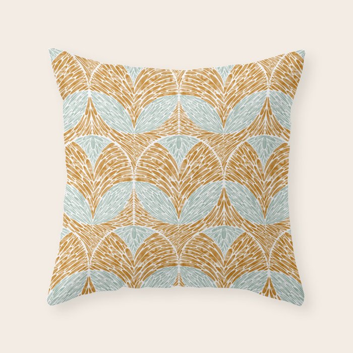 Rustic Follage Elegance Throw Pillow Gallery Image 1