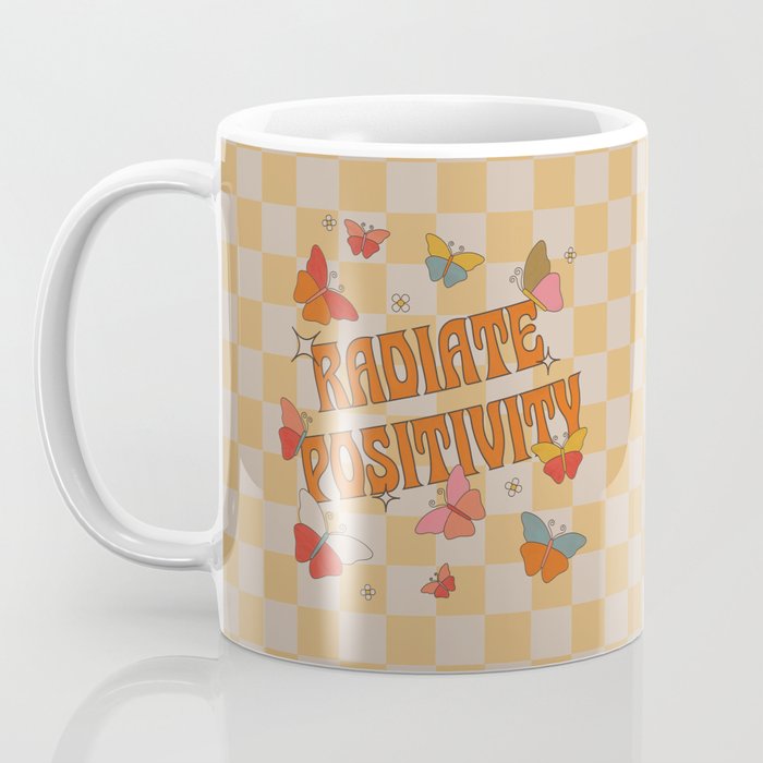 Radiate Positivity Butterflies Coffee Mug Gallery Image 3