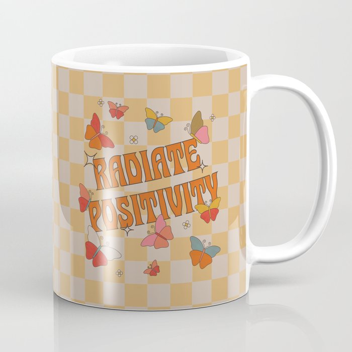 Radiate Positivity Butterflies Coffee Mug Gallery Image 1
