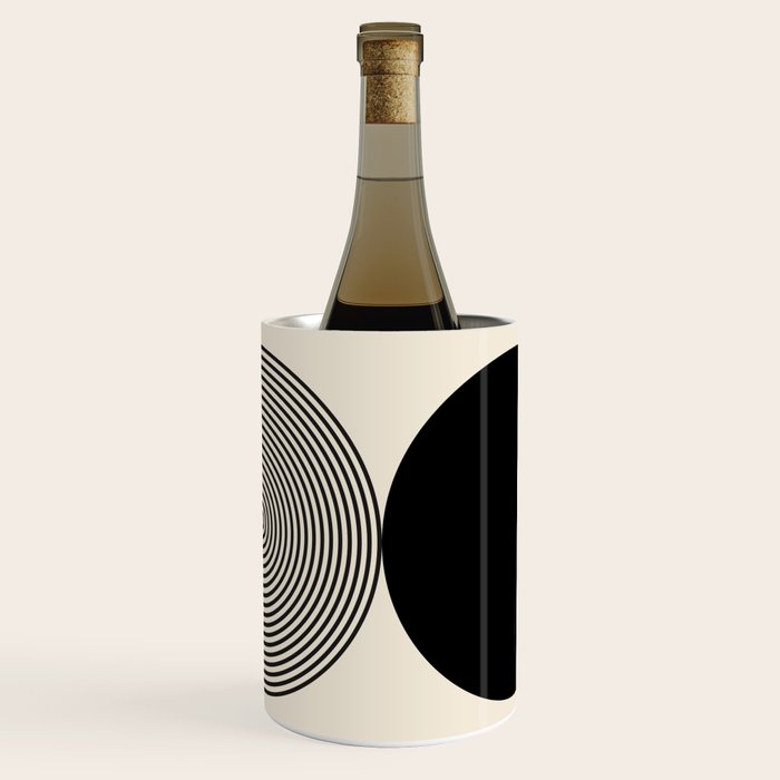 Abstraction_BLACK_DOT_LINE_ART_Minimalism_003C Wine Chiller Gallery Image 1