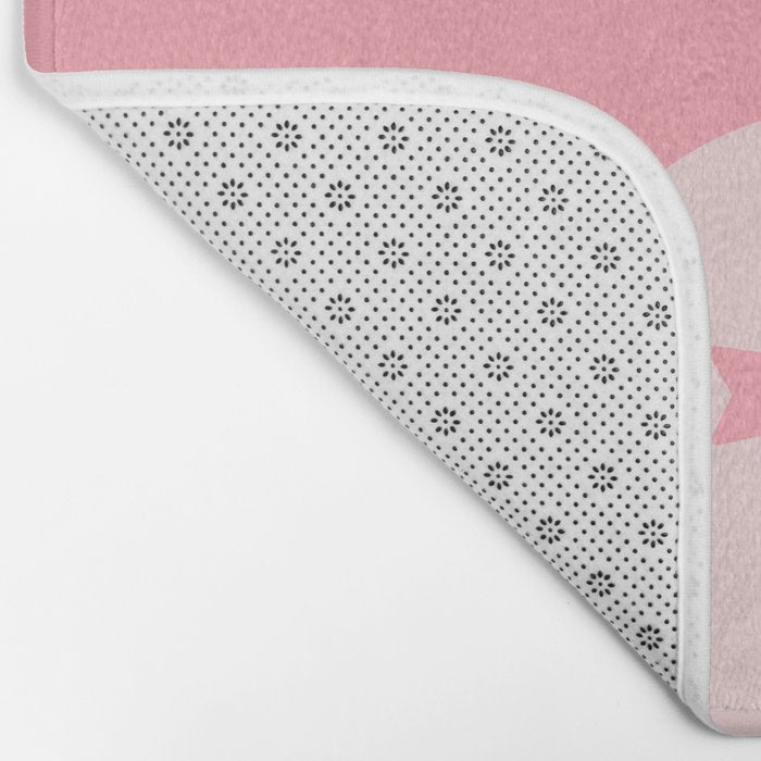Pinkie Yin Yang Stars Bath Mat Gallery Image 2