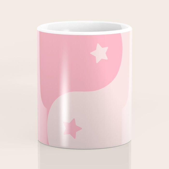 Pinkie Yin Yang Stars Coffee Mug Gallery Image 4