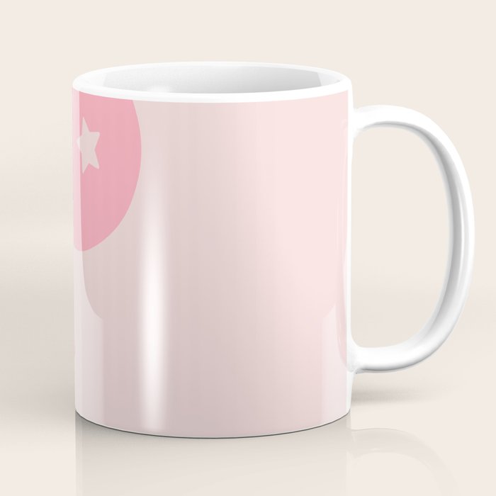 Pinkie Yin Yang Stars Coffee Mug Gallery Image 1