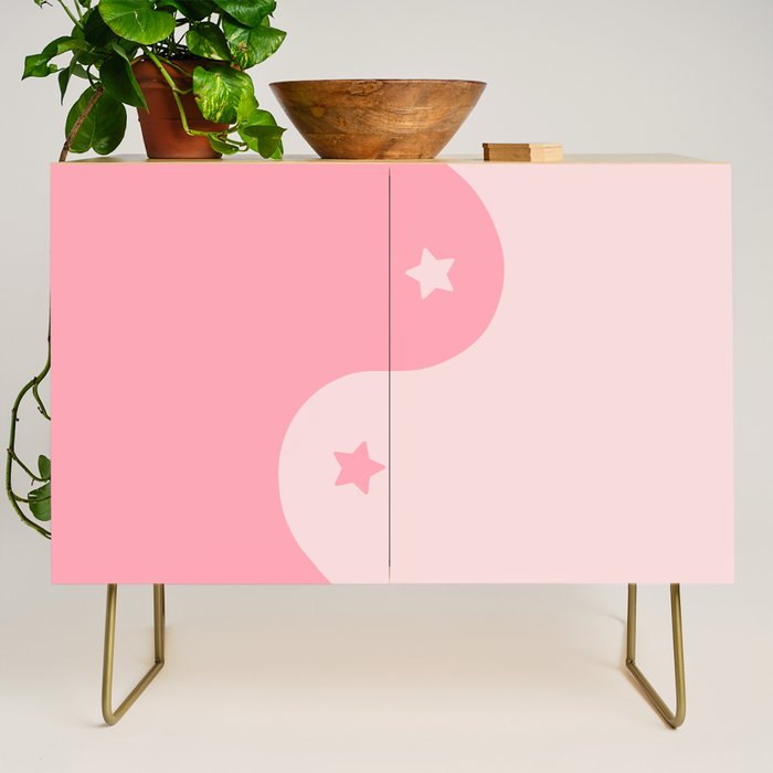 Pinkie Yin Yang Stars Credenza Gallery Image 1