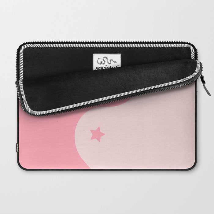Pinkie Yin Yang Stars Laptop Sleeve Gallery Image 2
