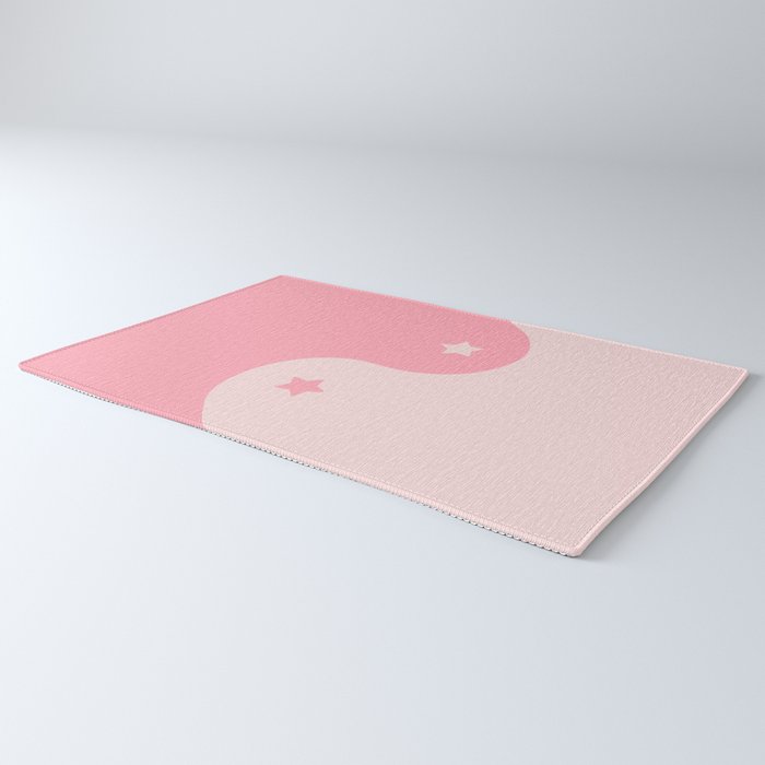 Pinkie Yin Yang Stars Rug Gallery Image 3