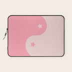 Pinkie Yin Yang Stars Laptop Sleeve Gallery Image 1