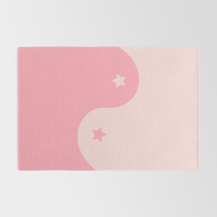 Pinkie Yin Yang Stars Rug Gallery Image 2