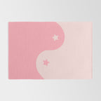 Pinkie Yin Yang Stars Rug Gallery Image 2