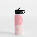 Pinkie Yin Yang Stars Water Bottle Gallery Image 1