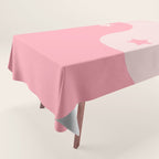 Pinkie Yin Yang Stars Tablecloth Gallery Image 1