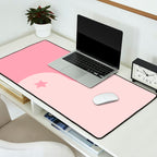 Pinkie Yin Yang Stars Desk Mat Gallery Image 2