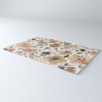 Harvest 2025 Artistic Poppies Autumn Blush Warm Watercolor Floral Rustic Rug Gallery Image 3