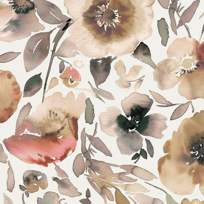 Harvest 2025 Artistic Poppies Autumn Blush Warm Watercolor Floral Rustic Coffee Mug Gallery Image 2