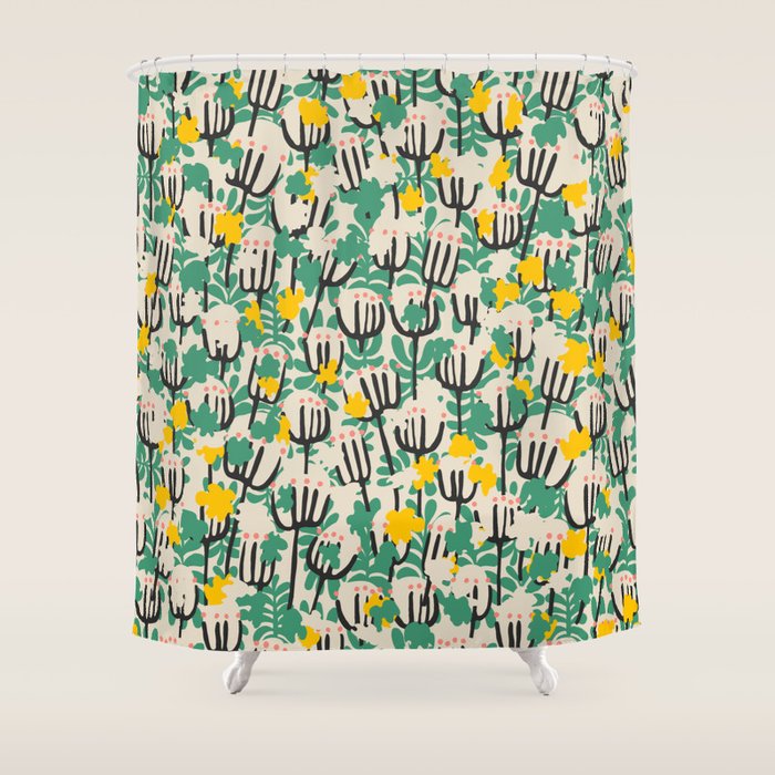 BAZAAR MAXIMA BLOSSOM Shower Curtain Gallery Image 1