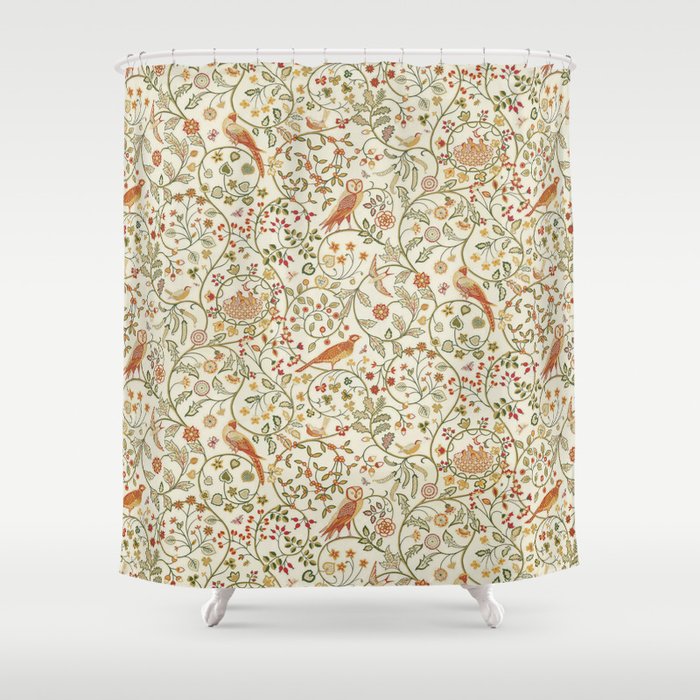 William Morris "Newill" 1 Shower Curtain Gallery Image 1