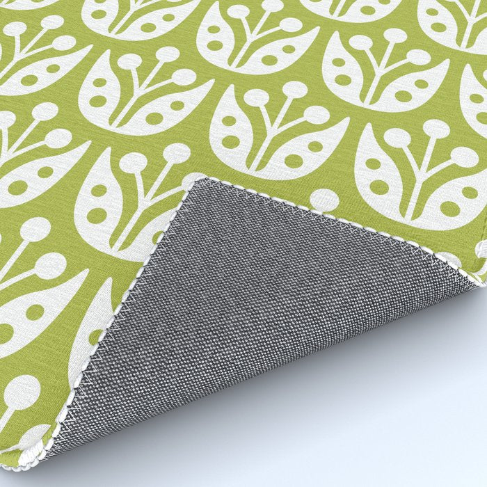 Mid Century Flower Pattern 5 Rug Gallery Image 4